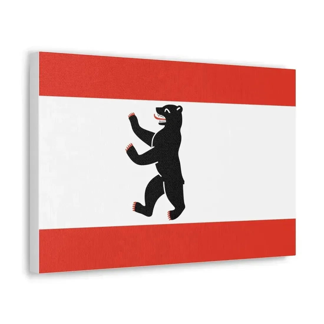 Flag of Berlin Germany - Canvas Wall Art - The Sticker Space