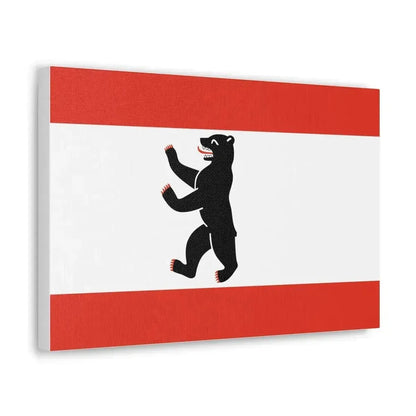 Flag of Berlin Germany - Canvas Wall Art - The Sticker Space