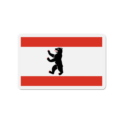 Flag of Berlin Germany - Die-Cut Magnet-3" x 3"-The Sticker Space