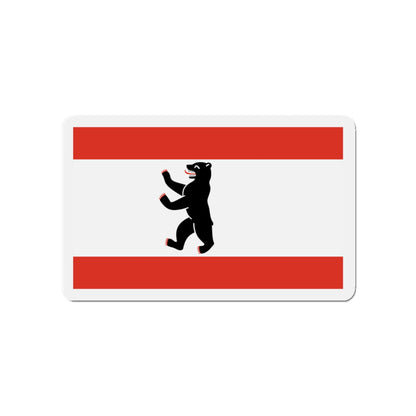 Flag of Berlin Germany - Die-Cut Magnet-4" x 4"-The Sticker Space