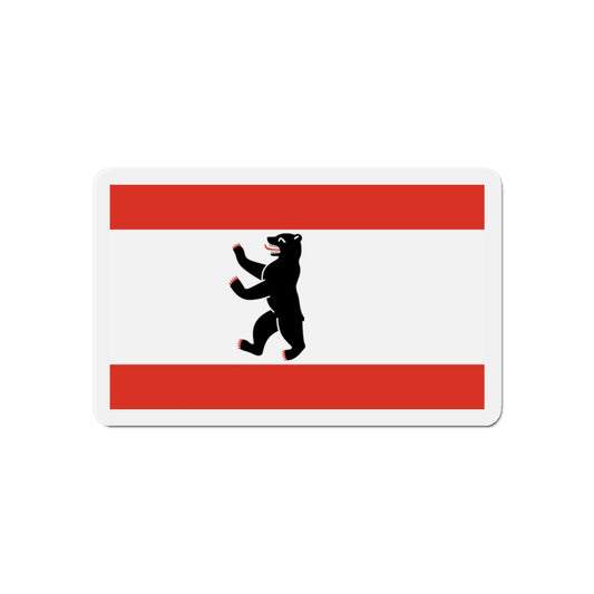 Flag of Berlin Germany - Die-Cut Magnet-6 × 6"-The Sticker Space