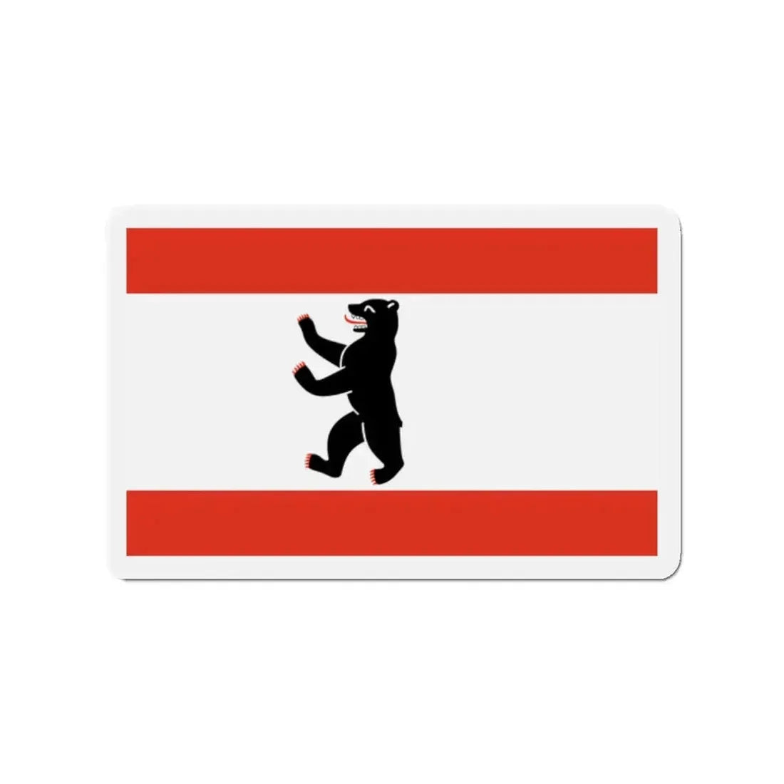 Flag of Berlin Germany - Refrigerator Magnet 2 Inch - The Sticker Space