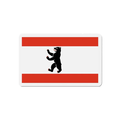 Flag of Berlin Germany - Refrigerator Magnet 5 Inch - The Sticker Space