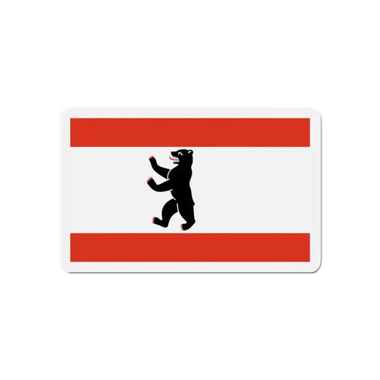 Flag of Berlin Germany - Refrigerator Magnet 6 Inch - The Sticker Space