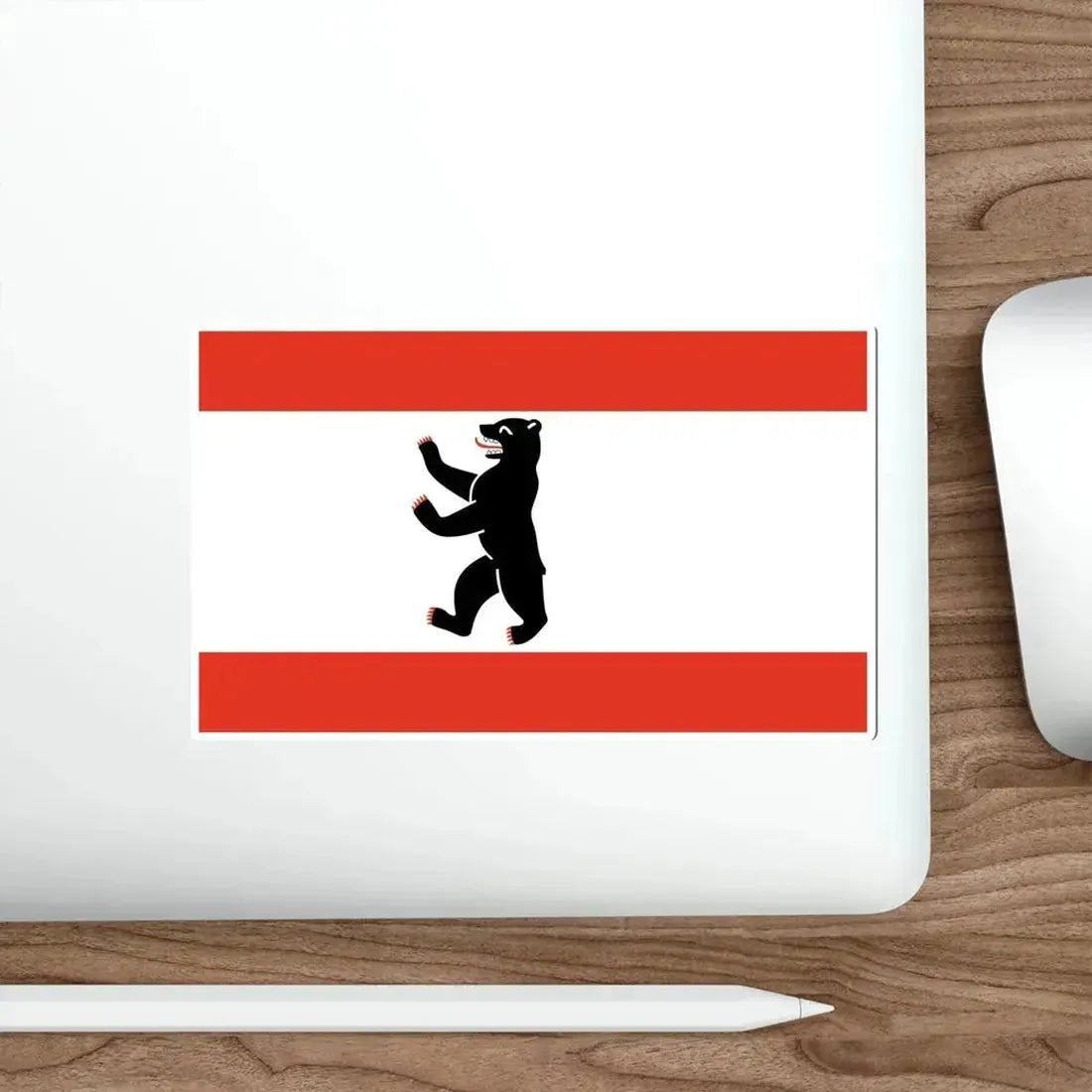 Flag of Berlin Germany STICKER Vinyl Die-Cut Decal - The Sticker Space
