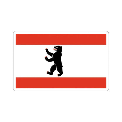 Flag of Berlin Germany - STICKER Vinyl Kiss-Cut Decal 2 Inch White - The Sticker Space