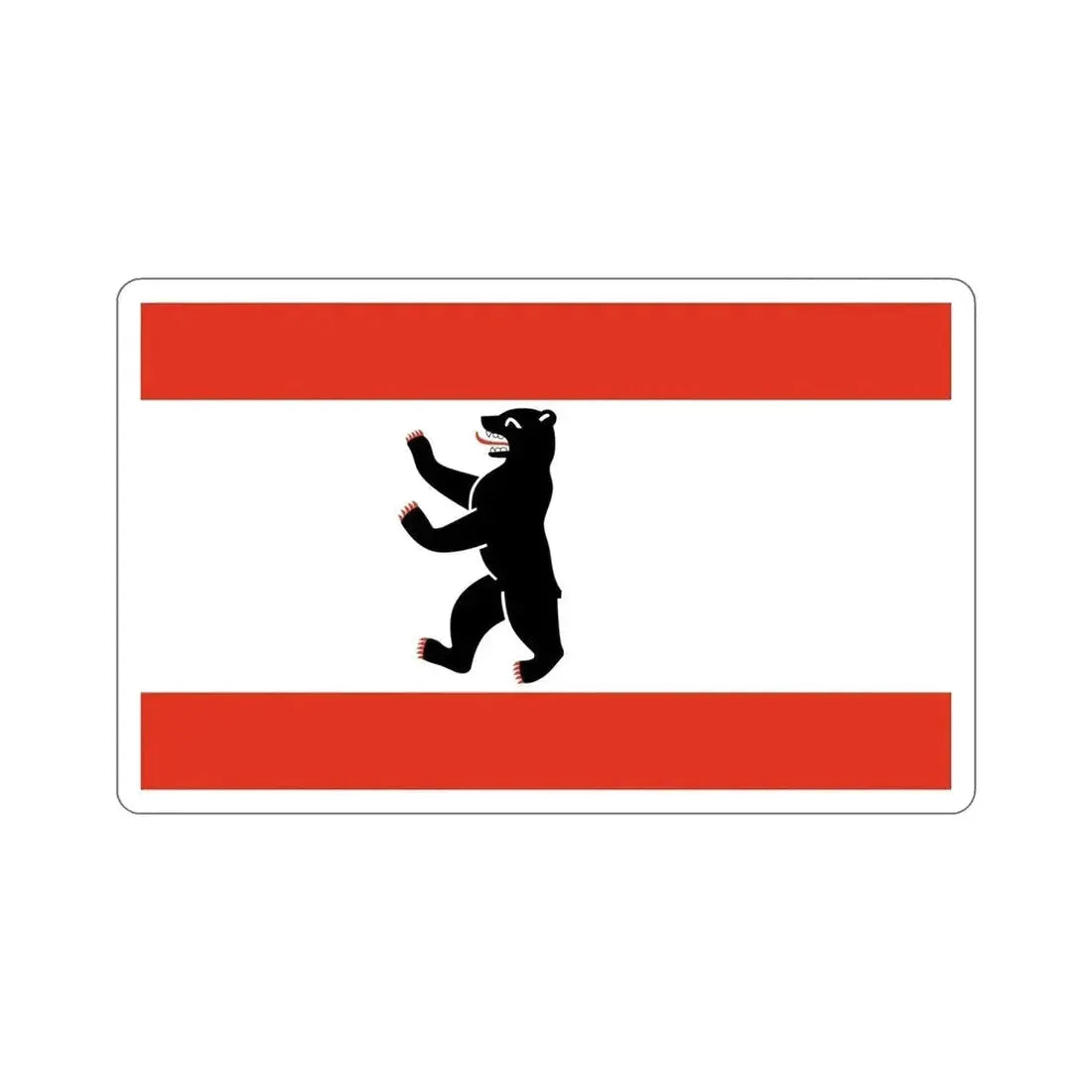 Flag of Berlin STICKER Vinyl Die-Cut Decal - The Sticker Space