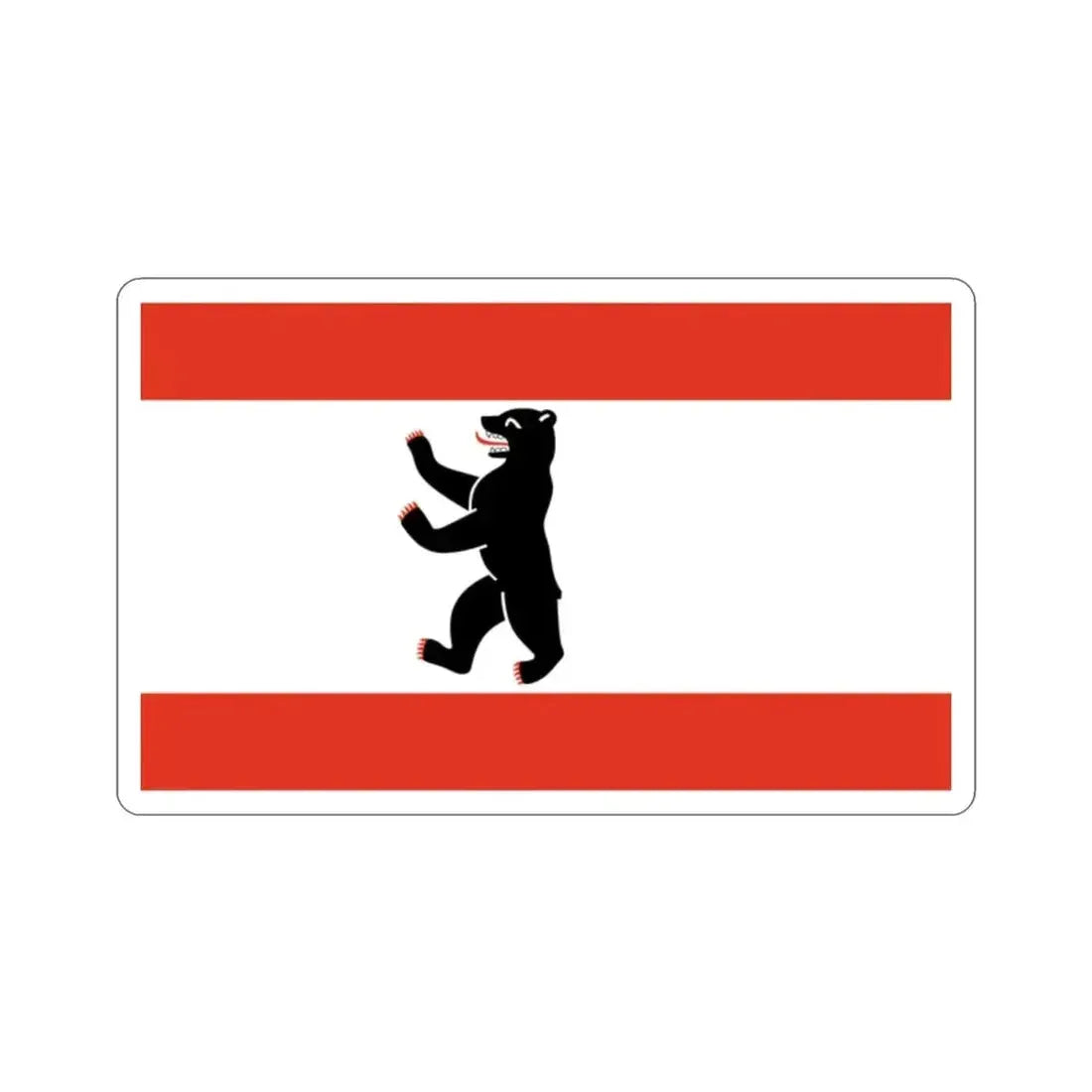 Flag of Berlin STICKER Vinyl Die-Cut Decal - The Sticker Space
