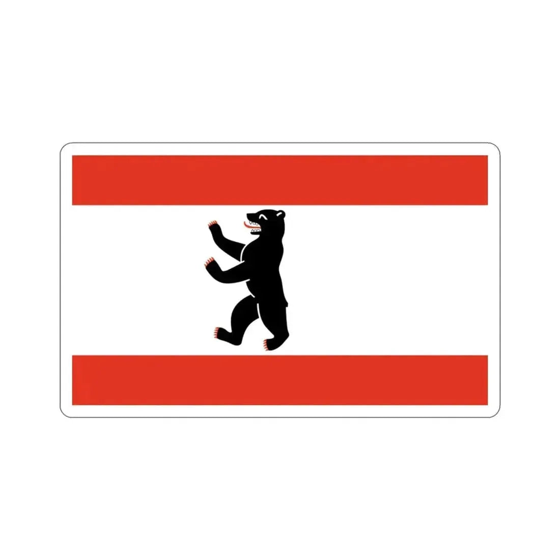 Flag of Berlin STICKER Vinyl Die-Cut Decal - The Sticker Space