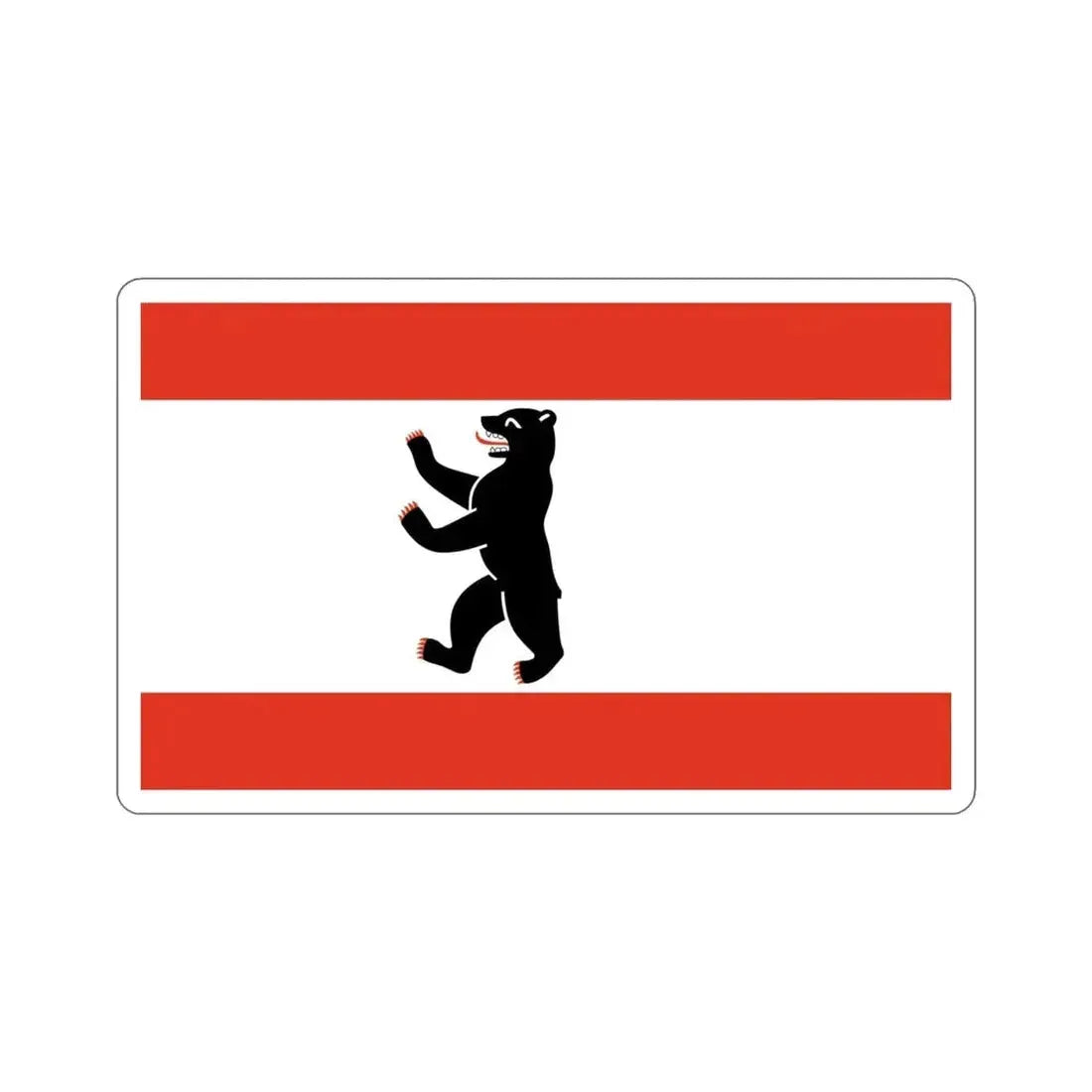 Flag of Berlin STICKER Vinyl Die-Cut Decal - The Sticker Space