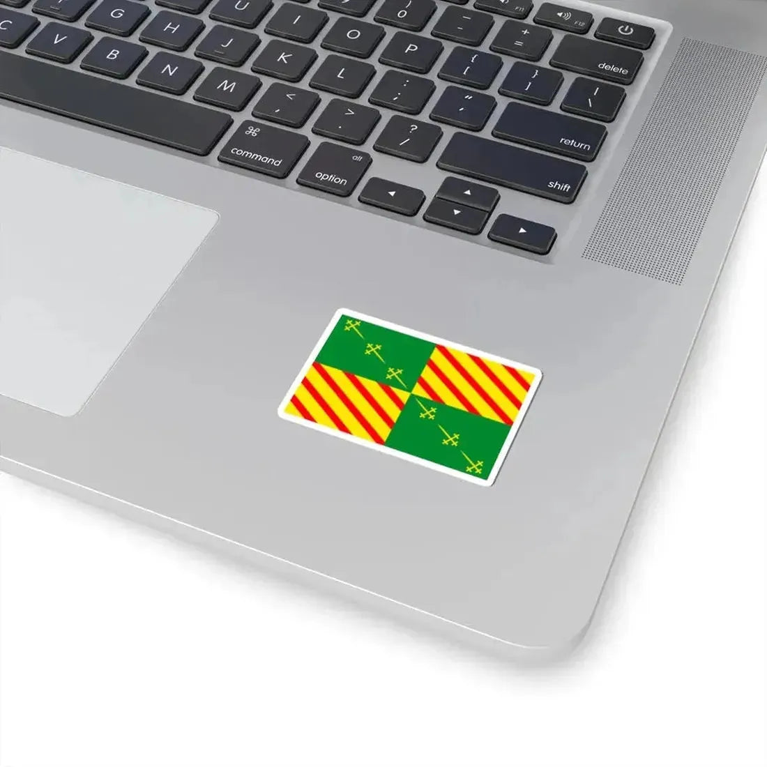 Flag of Bernissart (Belgium) STICKER Vinyl Kiss-Cut Decal - The Sticker Space