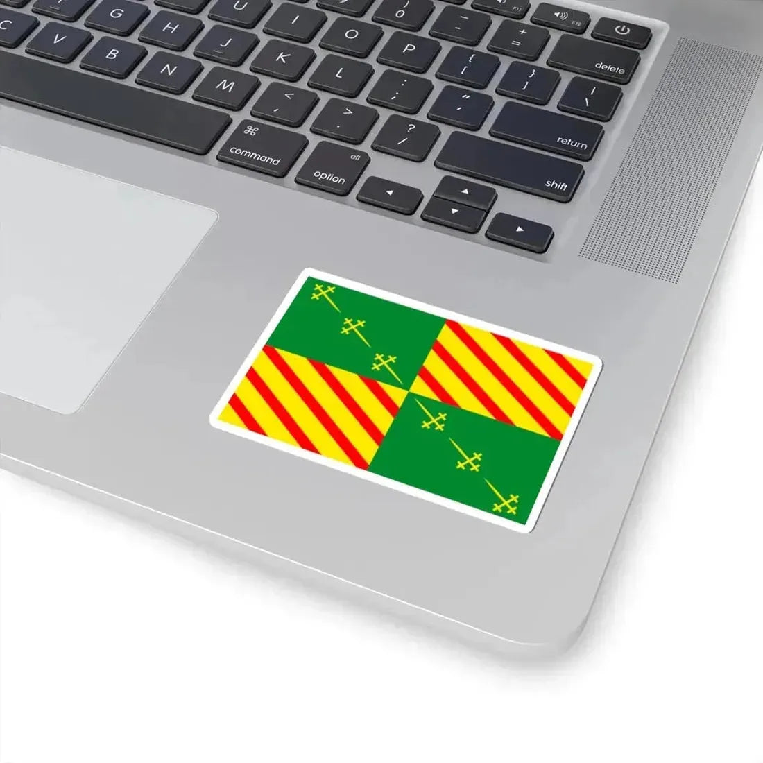 Flag of Bernissart (Belgium) STICKER Vinyl Kiss-Cut Decal - The Sticker Space