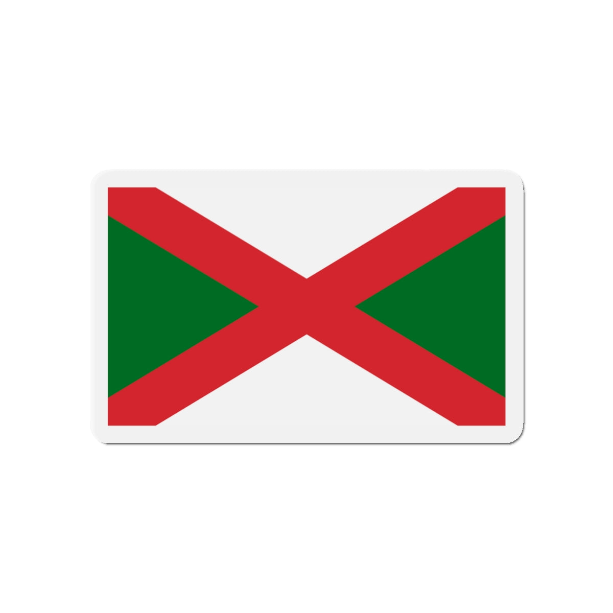 Flag of Bexhill UK - Die-Cut Magnet-4" x 4"-The Sticker Space