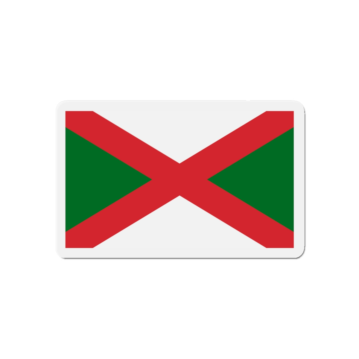 Flag of Bexhill UK - Die-Cut Magnet-5" x 5"-The Sticker Space