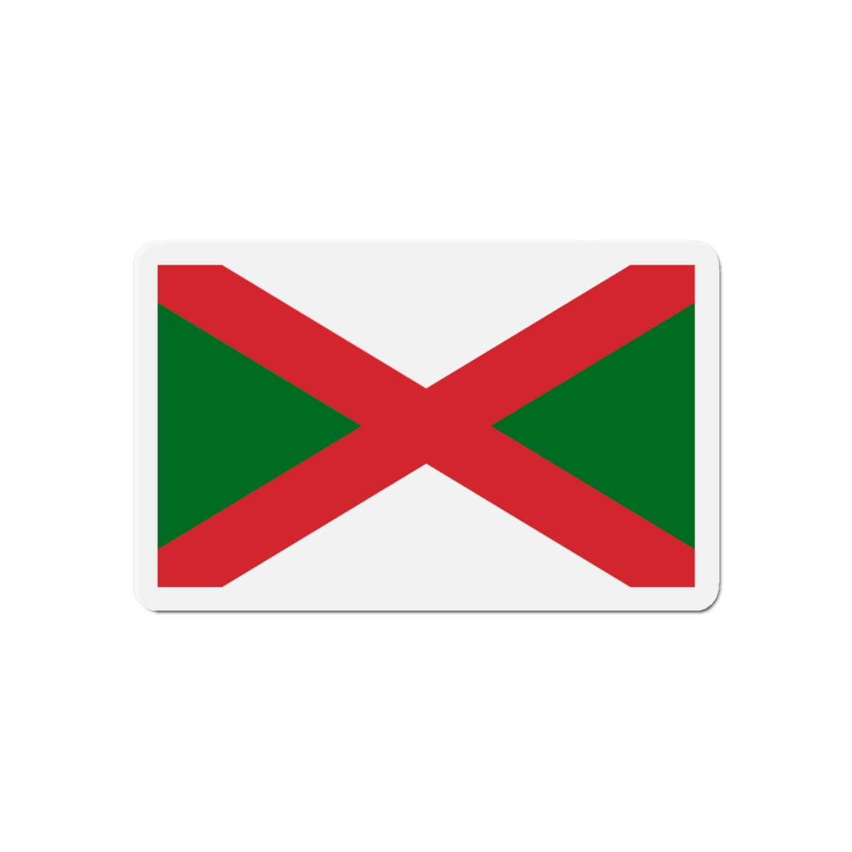 Flag of Bexhill UK - Die-Cut Magnet-6 × 6"-The Sticker Space