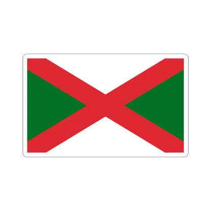 Flag of Bexhill UK - STICKER Vinyl Kiss-Cut Decal 3 Inch White - The Sticker Space