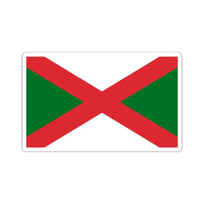 Flag of Bexhill UK - STICKER Vinyl Kiss-Cut Decal 4 Inch White - The Sticker Space