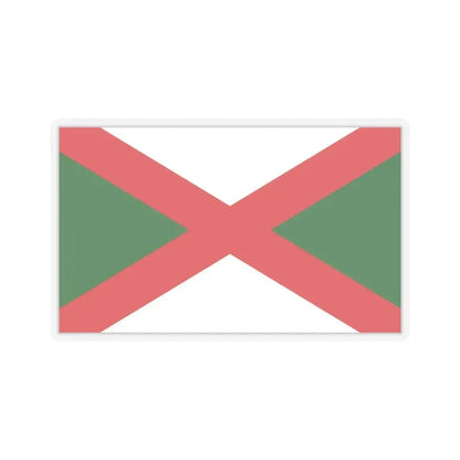 Flag of Bexhill UK - STICKER Vinyl Kiss-Cut Decal 6 Inch Transparent - The Sticker Space