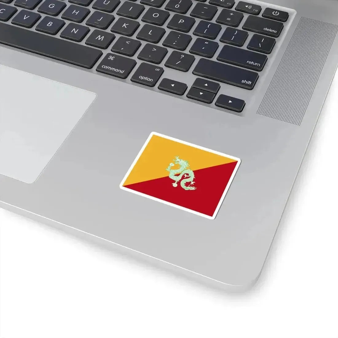 Flag of Bhutan 1949-1956 (Bhutan) STICKER Vinyl Kiss-Cut Decal - The Sticker Space