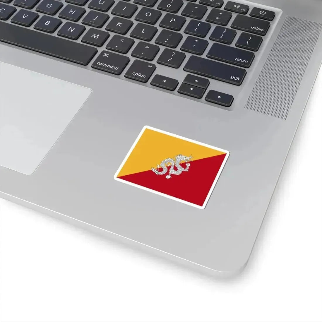 Flag of Bhutan 1956-1969 (Bhutan) STICKER Vinyl Kiss-Cut Decal - The Sticker Space