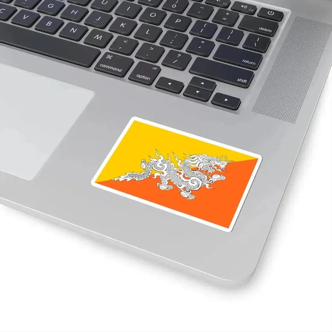 Flag of Bhutan alternate (Bhutan) STICKER Vinyl Kiss-Cut Decal - The Sticker Space