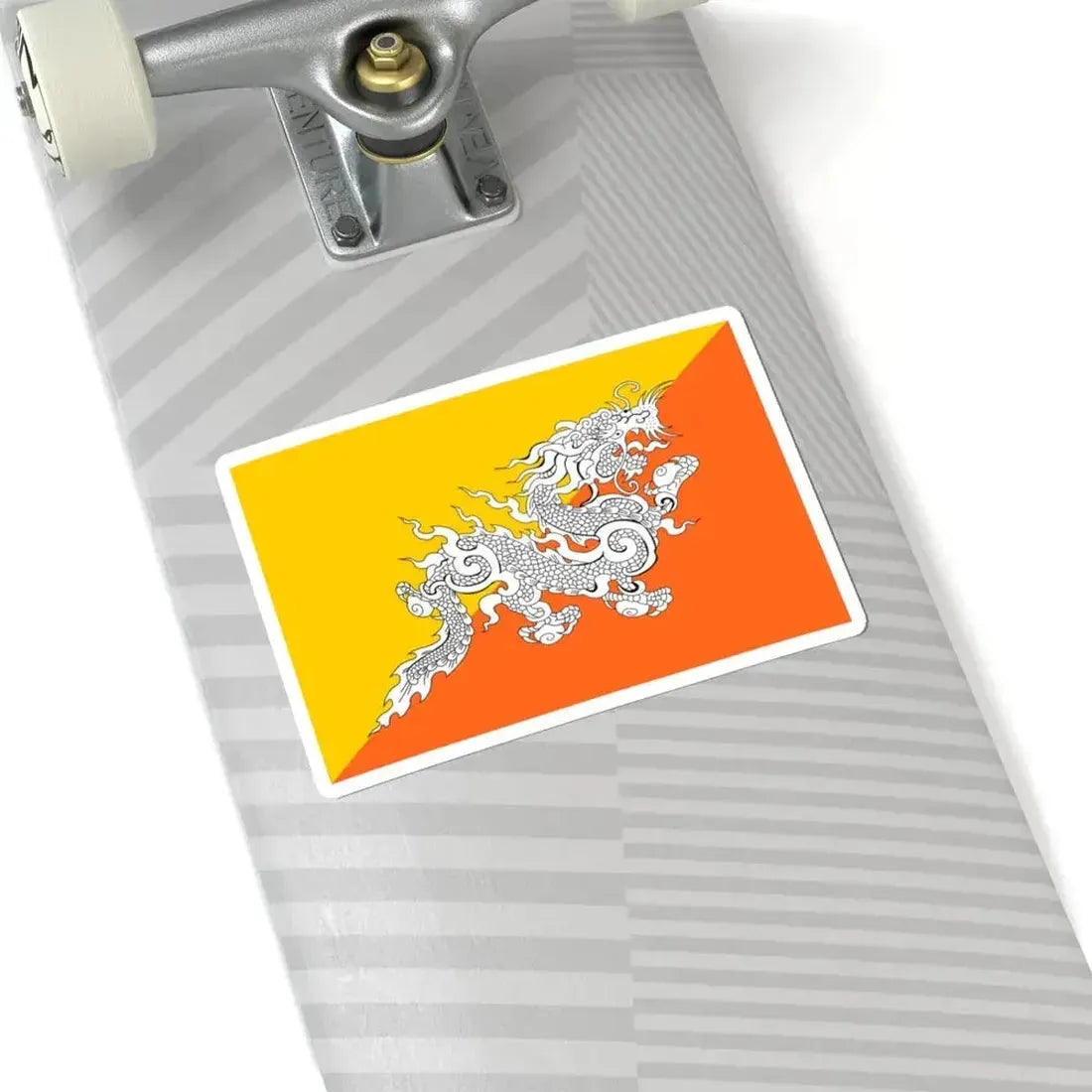 Flag of Bhutan alternate (Bhutan) STICKER Vinyl Kiss-Cut Decal - The Sticker Space