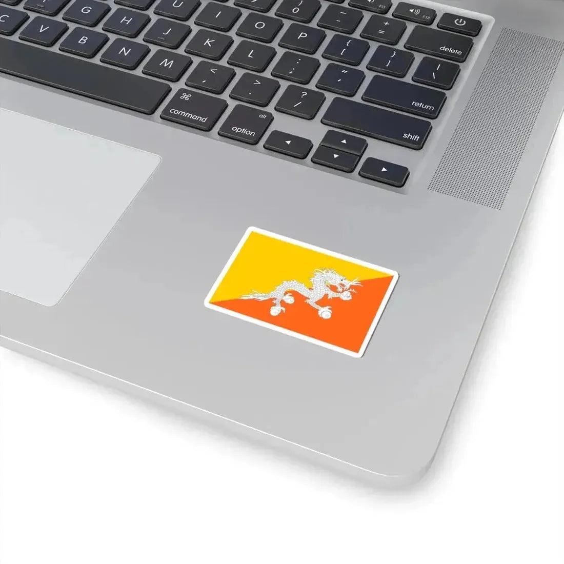 Flag of Bhutan (Bhutan) STICKER Vinyl Kiss-Cut Decal - The Sticker Space
