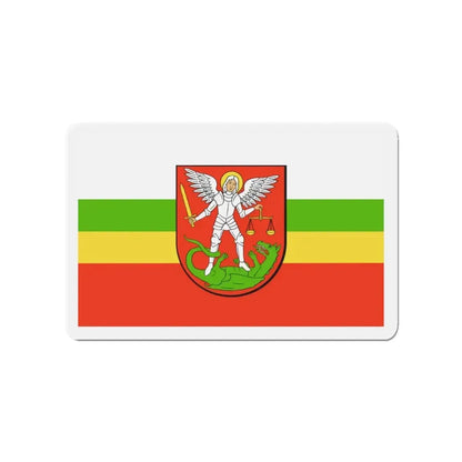 Flag of Biała Podlaska Poland - Refrigerator Magnet 3 Inch - The Sticker Space