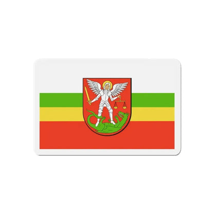 Flag of Biała Podlaska Poland - Refrigerator Magnet 6 Inch - The Sticker Space