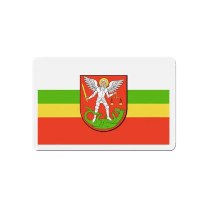 Flag of Biała Podlaska Poland - Refrigerator Magnet - The Sticker Space