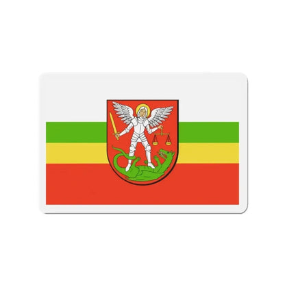 Flag of Biała Podlaska Poland - Refrigerator Magnet - The Sticker Space