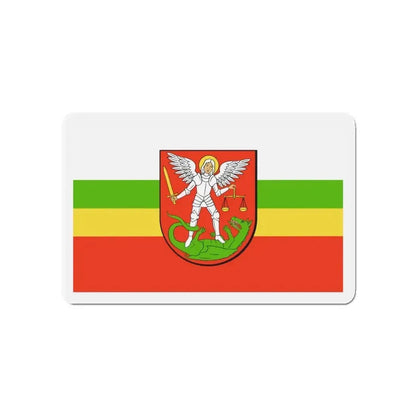 Flag of Biała Podlaska Poland - Refrigerator Magnet - The Sticker Space
