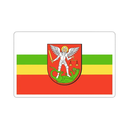 Flag of Biała Podlaska Poland STICKER Vinyl Die-Cut Decal 2 Inch - The Sticker Space