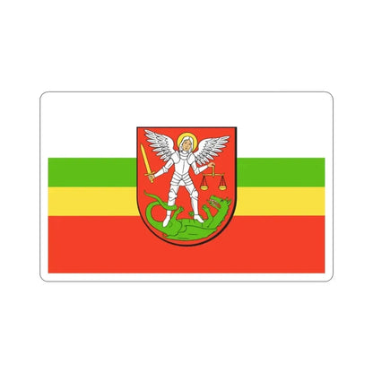 Flag of Biała Podlaska Poland STICKER Vinyl Die-Cut Decal 2 Inch - The Sticker Space