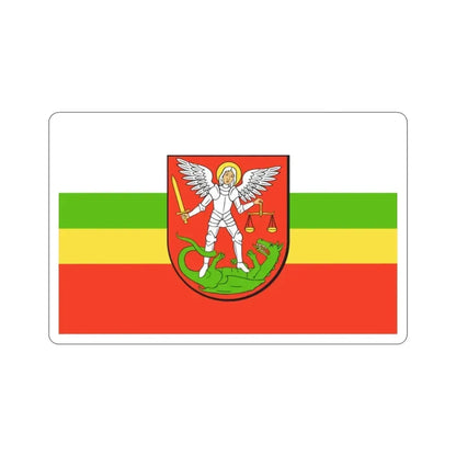 Flag of Biała Podlaska Poland STICKER Vinyl Die-Cut Decal - The Sticker Space