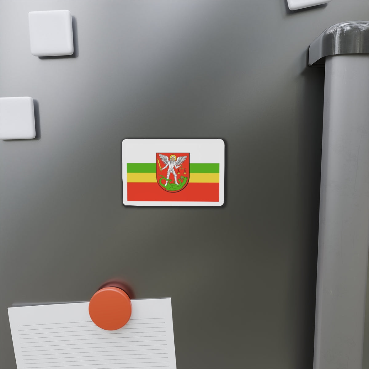 Flag of Biała Podlaska Poland - Die-Cut Magnet-The Sticker Space