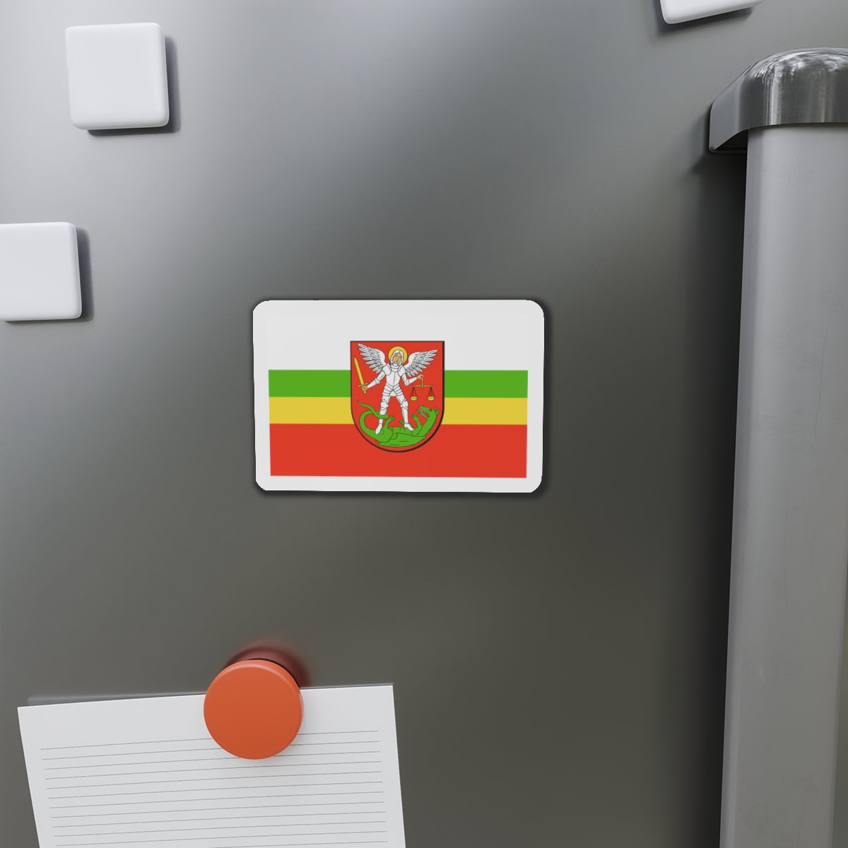 Flag of Biała Podlaska Poland - Die-Cut Magnet-The Sticker Space