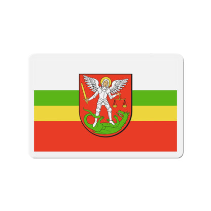 Flag of Biała Podlaska Poland - Die-Cut Magnet-2" x 2"-The Sticker Space