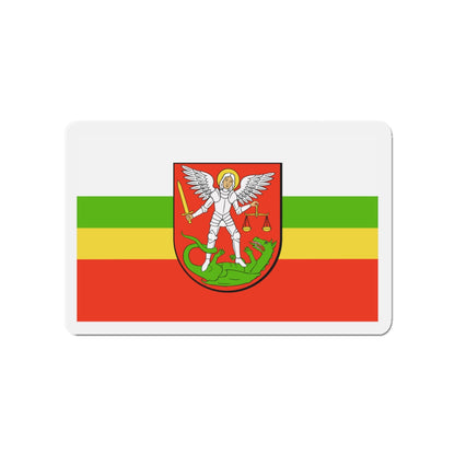 Flag of Biała Podlaska Poland - Die-Cut Magnet-3" x 3"-The Sticker Space