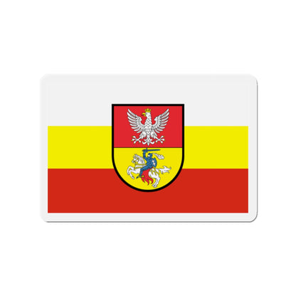 Flag of Białystok Poland - Die-Cut Magnet-2" x 2"-The Sticker Space