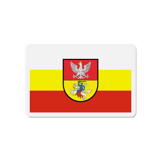 Flag of Białystok Poland - Die-Cut Magnet-6 × 6"-The Sticker Space