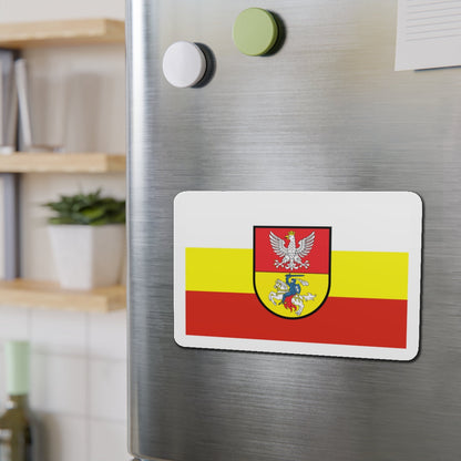 Flag of Białystok Poland - Die-Cut Magnet-The Sticker Space