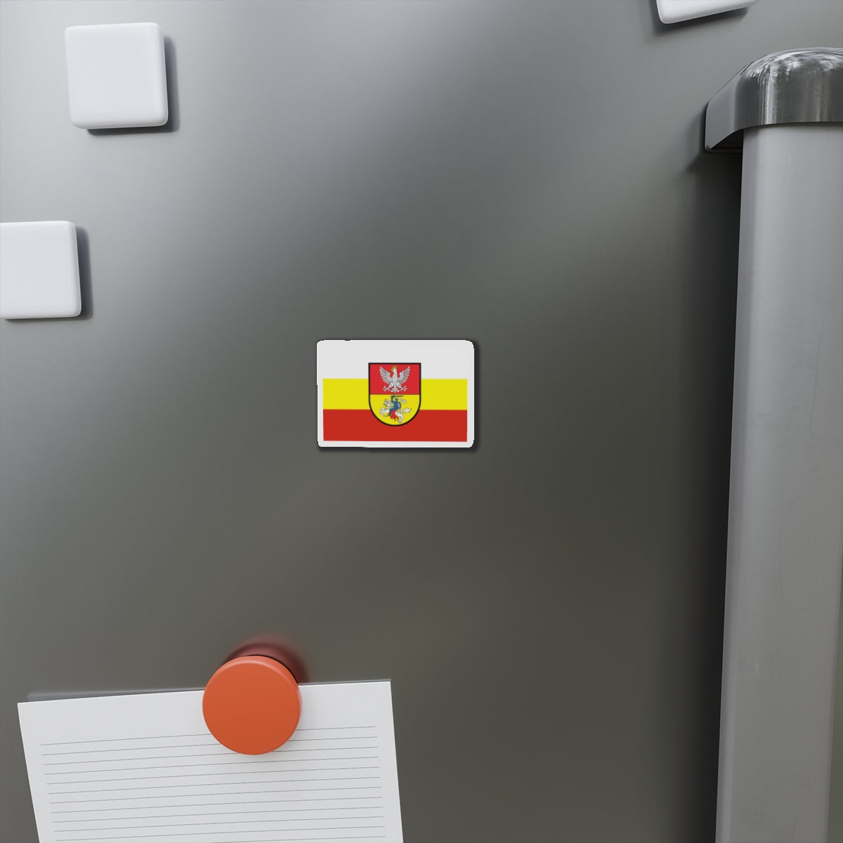 Flag of Białystok Poland - Die-Cut Magnet-The Sticker Space