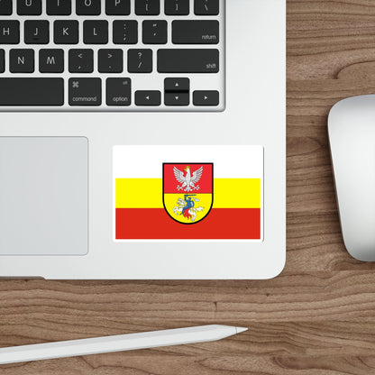 Flag of Białystok Poland STICKER Vinyl Die-Cut Decal-The Sticker Space