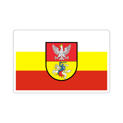 Flag of Białystok Poland STICKER Vinyl Die-Cut Decal-2 Inch-The Sticker Space