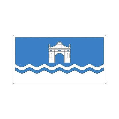 Flag of Biaroza-Kartuskaja (Belarus) STICKER Vinyl Kiss-Cut Decal 6 Inch White - The Sticker Space