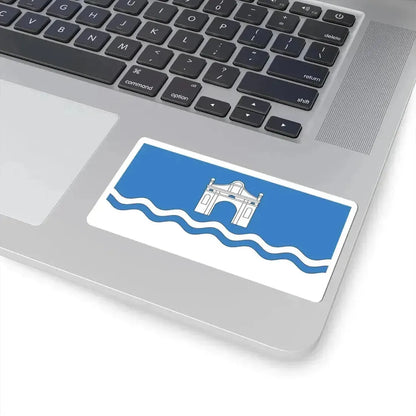 Flag of Biaroza-Kartuskaja (Belarus) STICKER Vinyl Kiss-Cut Decal - The Sticker Space