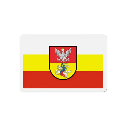 Flag of Białystok Poland - Refrigerator Magnet - The Sticker Space