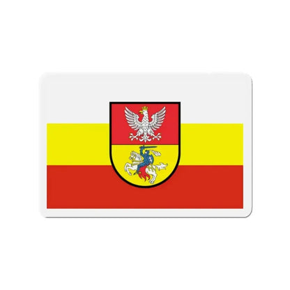 Flag of Białystok Poland - Refrigerator Magnet - The Sticker Space