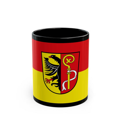 Flag of Biberach Germany - Black Coffee Mug-11oz-The Sticker Space